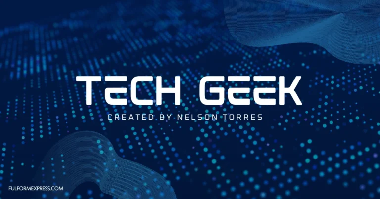 Tech Geek Nelson Created by Nelson Torres Journey Unfolded
